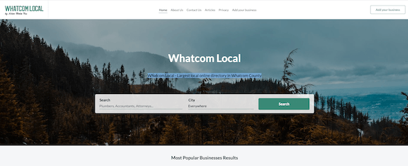 Whatcom Local home page